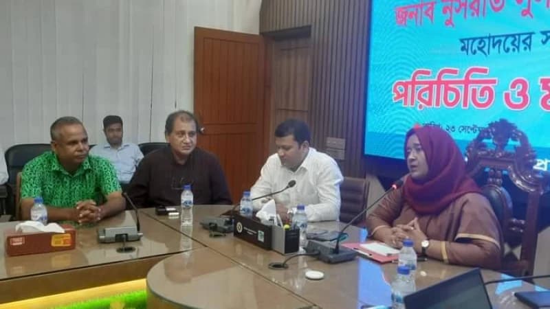 কুড়িগ্রামে নবাগত জেলা প্রশাসকের সাথে সাংবাদিকদের মতবিনিময় 
