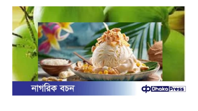 ডাবের পানি দিয়ে বাড়িতে বানান সুস্বাদু আইসক্রিম