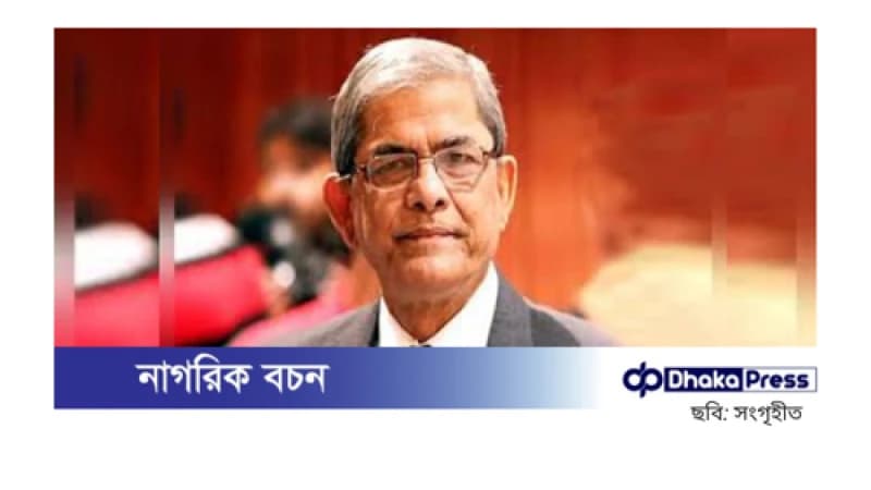 মির্জা ফখরুল দেশে ফিরেছেন