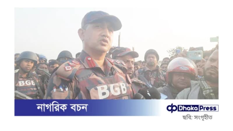 শিবগঞ্জ সীমান্ত পরিস্থিতি স্বাভাবিক, কৃষকরা জমিতে কাজ করছেন: বিজিবি