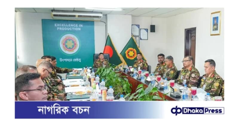 সেনাবাহিনী প্রধানের বাংলাদেশ মেশিন টুলস্ ফ্যাক্টরি লিমিটেড পরিদর্শন