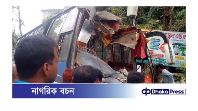 সাতক্ষীরায় নিয়ন্ত্রণ হারিয়ে দিগন্ত পরিবহনের গাছের ধাক্কায় আহত ১৩ নিহত ১