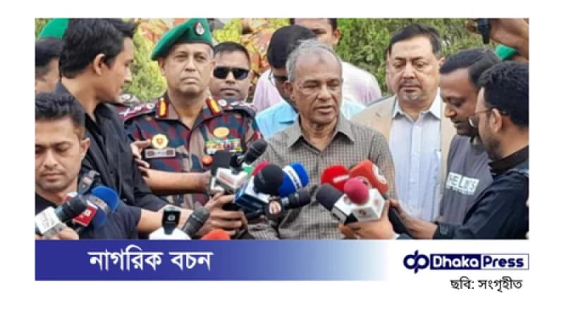 বাহিনীর সদস্যের গাফিলতি পেলে আইনানুগ ব্যবস্থা নেওয়া হবে: স্বরাষ্ট্র উপদেষ্টা