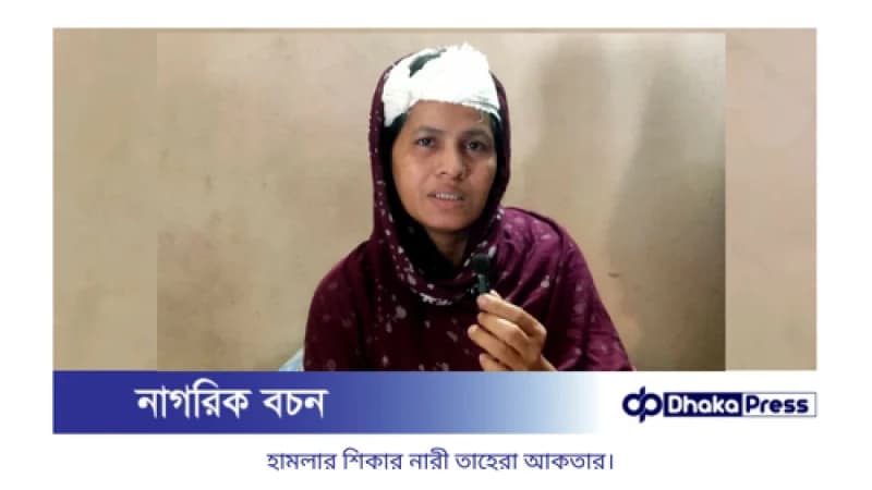 তিন বছরের সন্তানের সামনে মাকে কুপিয়ে জখম, ভাইরাল ভিডিওতে ক্ষোভে ফুঁসছে জনতা