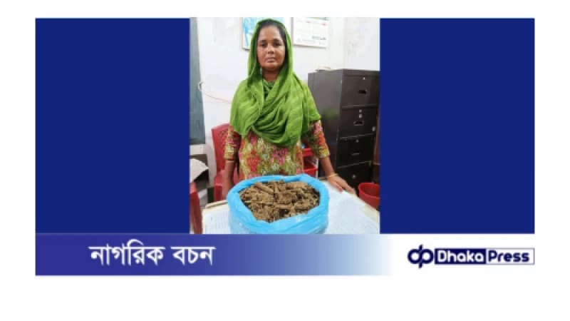 ত্রিশালে মাদক ব্যবসায়ী মিনা গাজাসহ গ্রেপ্তার 