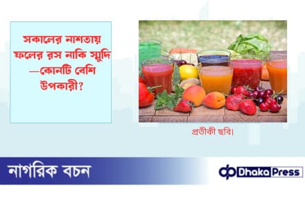 সকালের নাশতায় ফলের রস নাকি স্মুদি—কোনটি বেশি উপকারী?