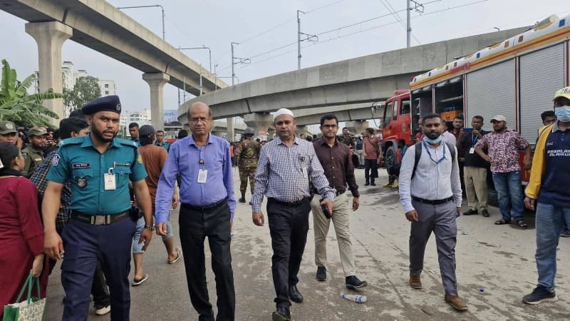 দিয়াবাড়ীতে মাইলস্টোন স্কুল অ্যান্ড কলেজে বিমান বিধ্বস্তের ঘটনায় রাজউক এর শোক বার্তা