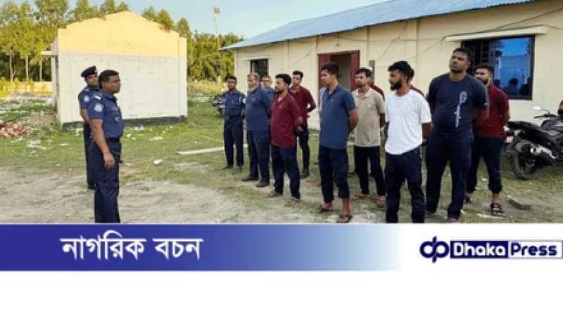 মওলানা ভাসানী সেতুর নিরাপত্তায় পুলিশ ক্যাম্প স্থাপন