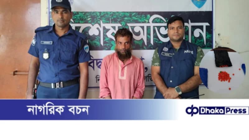 দেবিদ্বারে বিশেষ অভিযানে ৫০০ পিস ইয়াবা ও গাঁজাসহ মাদক কারবারি আটক