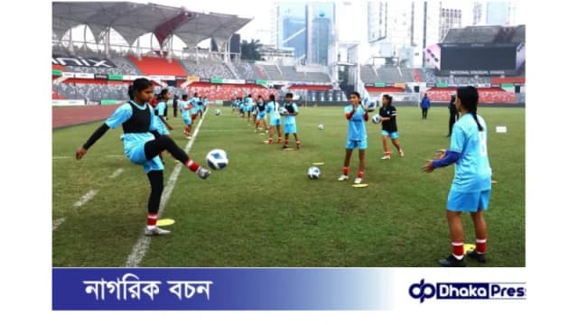 প্রথমবার ইউরোপীয় দলের মুখোমুখি বাংলাদেশ নারী ফুটবল দল
