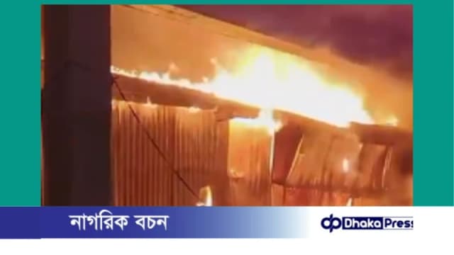 রাজধানীর মিরপুরের দুয়ারীপাড়া এলাকায় একটি টিনশেড বাড়িতে অগ্নিকাণ্ডের ঘটনা ঘটেছে।