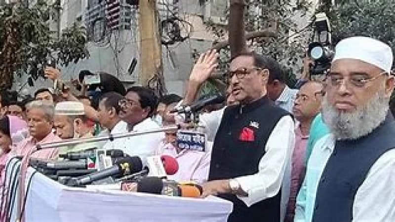 বিএনপির নেতারা বিদেশি দূতাবাসে নালিশ করতে যান: ওবায়দুল কাদের