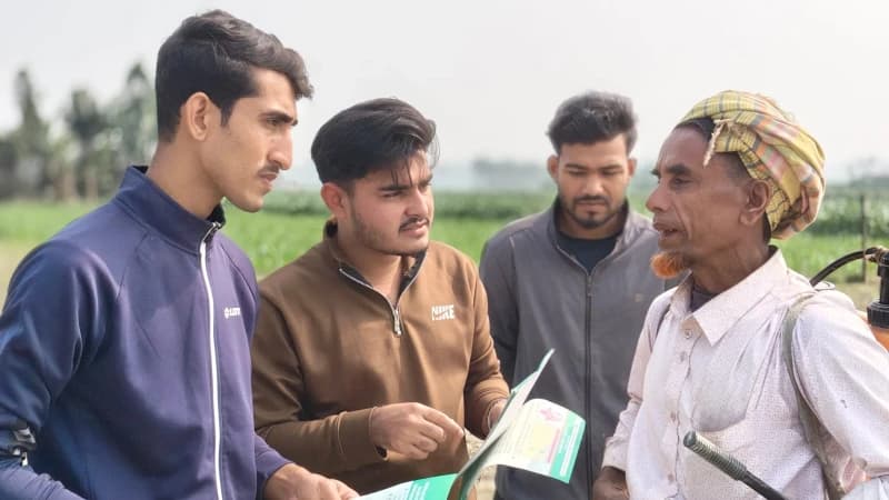 রাজিবপুর ও কোদালকাটির চরাঞ্চলে গণভোটে ‘হ্যাঁ’র পক্ষে গণসংযোগ