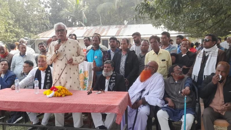 চারঘাটের ভায়ালক্ষীপুর ইউনিয়নে গণসংযোগ-ধানের শীষে ভোট দেওয়ার আহ্বান আবু সাইদ চাঁদের