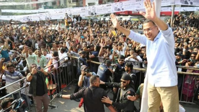 এলাকার সন্তান হিসেবে সবার কাছে ধানের শীষে ভোট চাইছি : তারেক রহমান