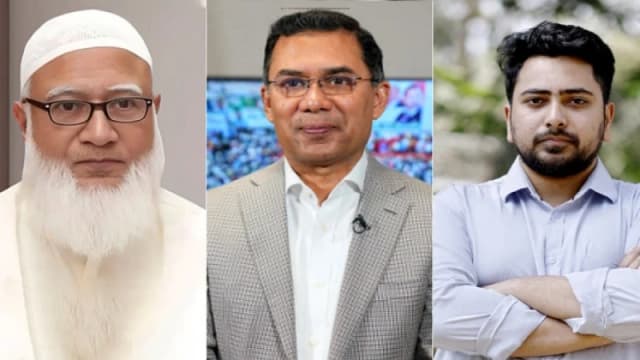 শফিকুর রহমান ও নাহিদ ইসলামের বাসায় যাবেন তারেক রহম...