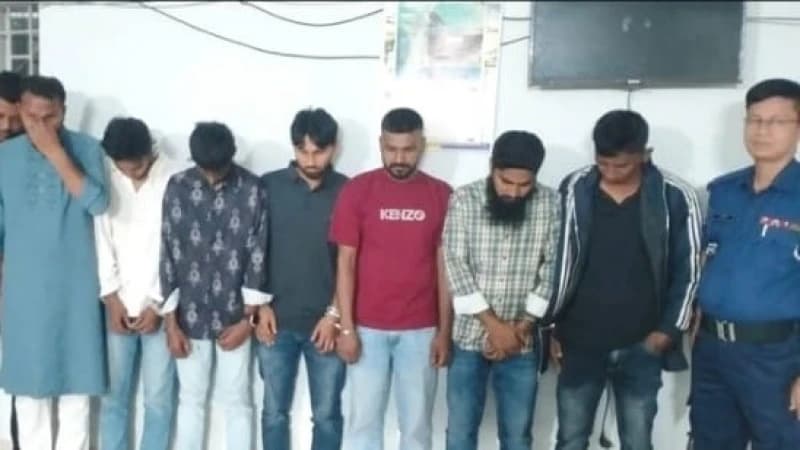 বুড়িচংয়ে ঈদের ছুটিতে মাদকসেবনের অভিযোগে ৯ জন গ্রেফতার