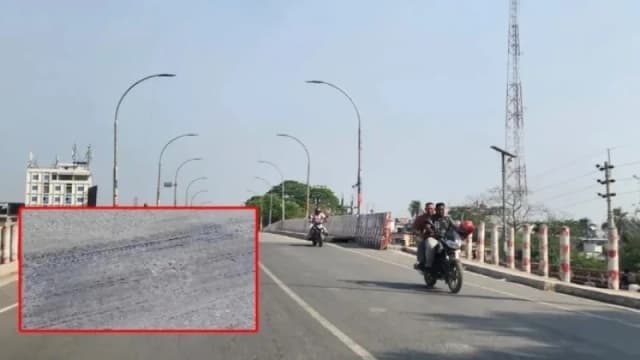 চুয়াডাঙ্গায় তাপমাত্রা ৩৮.৫ ডিগ্রি, গলে যাচ্ছে রাস্তার পি...