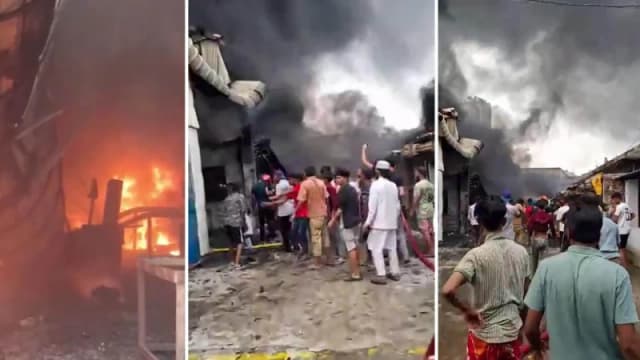 কদমতলীতে গ্যাসলাইট কারখানায় ভয়াবহ অগ্নিকাণ্ড, নিয়ন্ত্রণে ৫ ইউনিট