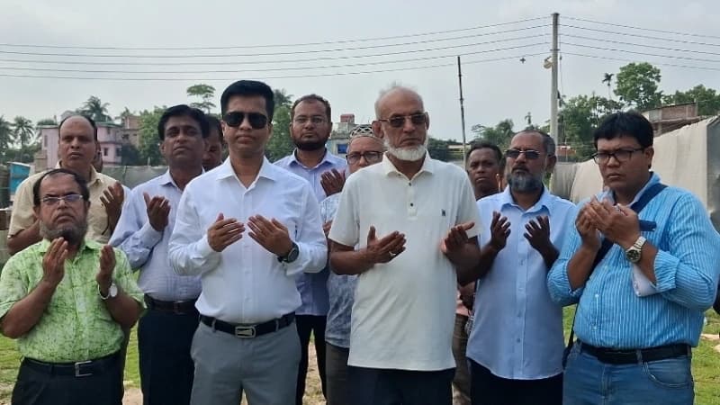 পিরোজপুর সরকারি উচ্চ বিদ্যালয়ে ৬ তলা একাডেমিক ভবনের পাইলিং কাজের উদ্বোধন