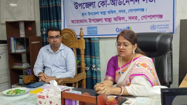 হাম-রুবেলা টিকাদান ক্যাম্পেইন উপলক্ষে গোপালগঞ্জে সমন্বয়...