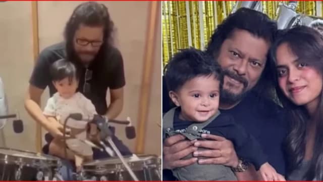 ছেলের হাতে ড্রামস স্টিক তুলে দিলেন জেমস, ভিডিও ভাইরাল