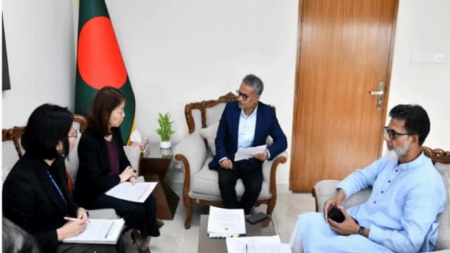 জাইকা প্রতিনিধিদলের সঙ্গে সড়ক ও সেতু মন্ত্রীর বৈঠক
