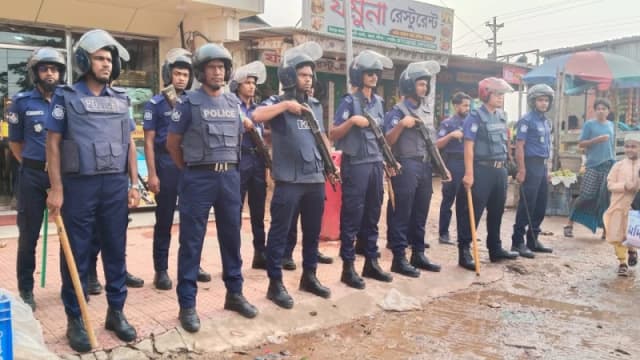 বাহুবলে ঈদুল আজহা ঘিরে পুলিশের ব্যাপক মহড়া, নিরাপত...