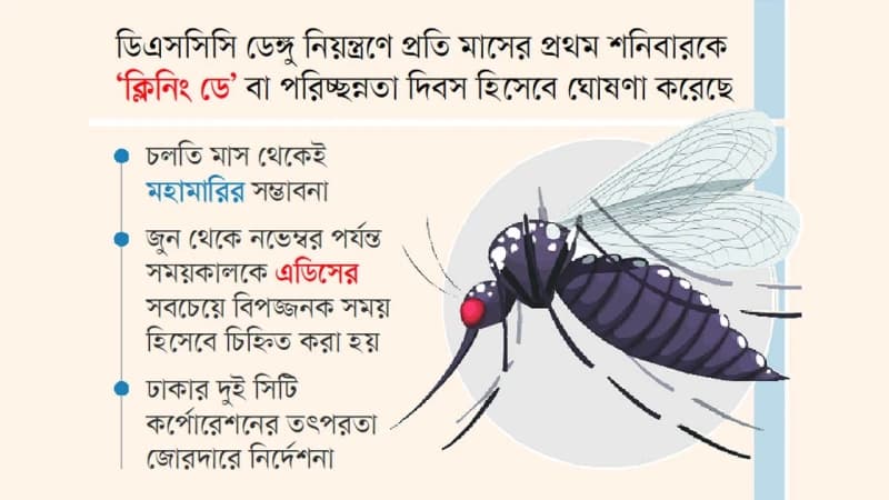 দেশজুড়ে ডেঙ্গুর ভয়াবহতার শঙ্কা
