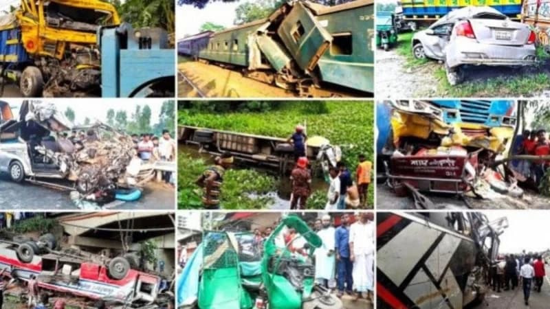 ঈদযাত্রায় ৩৯৪ সড়ক দুর্ঘটনায় নিহত ৪৩৮
