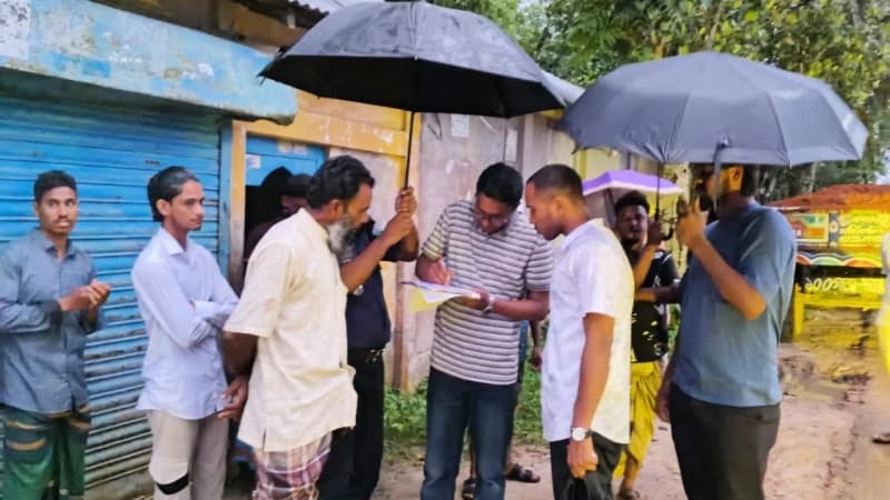 পাহাড় কেটে মাটি বিক্রি: বাহুবলে ইউপি সদস্যকে ৩ লাখ টাকা জরিমানা