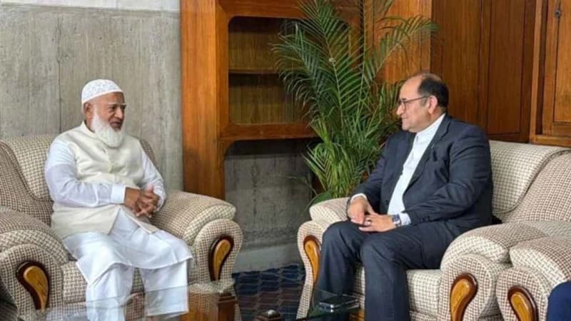 জামায়াত আমিরের সঙ্গে ইরানের রাষ্ট্রদূতের সৌজন্য সা...
