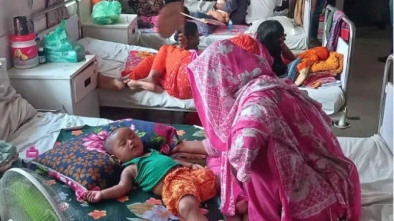 হামের উপসর্গ নিয়ে আরও ৭ শিশুর মৃত্যু