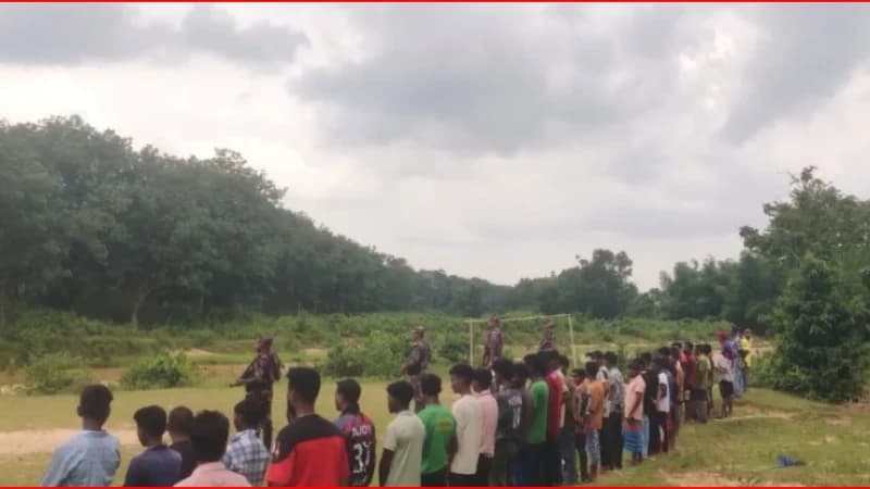 তেলিয়াপাড়া সীমান্তে বিএসএফের পুশইনের চেষ্টা, বিজিব...
