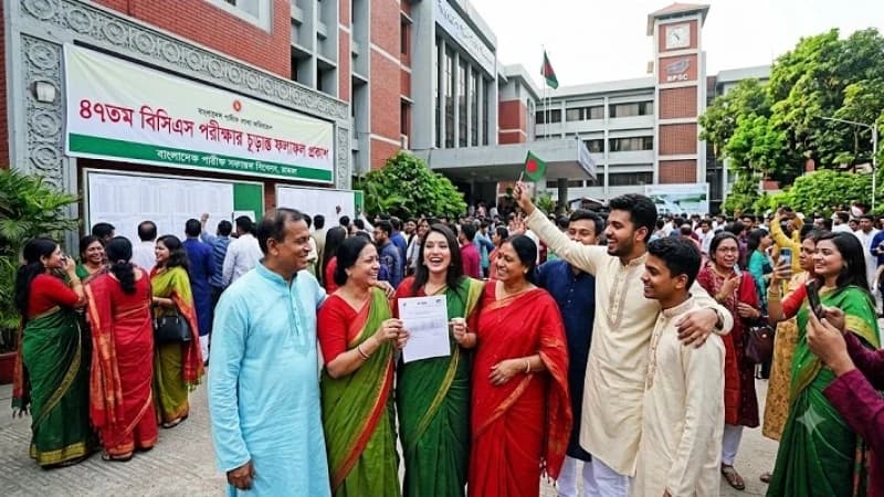 ৪৭তম বিসিএসের চূড়ান্ত ফলে ক্যাডার ১৩২০ ও নন-ক্যাডা...