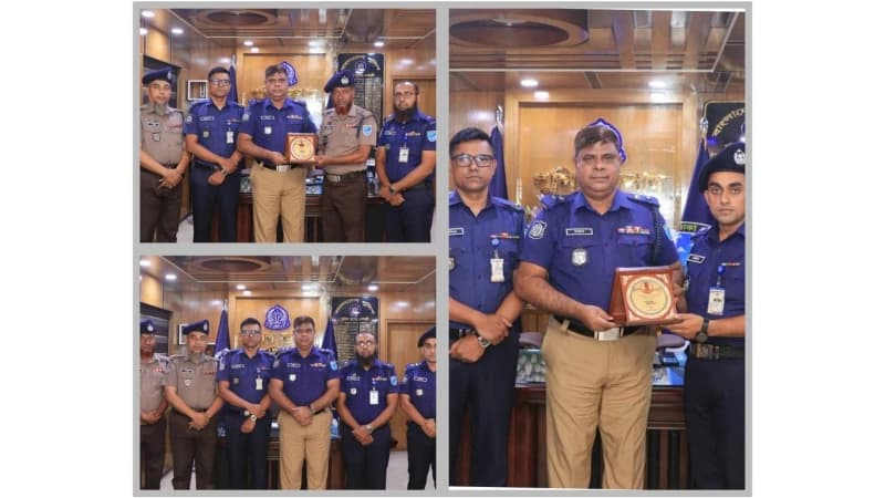 নরসিংদীতে শিক্ষানবিশ এএসপি ও আরআইকে বিদায় সংবর্ধনা