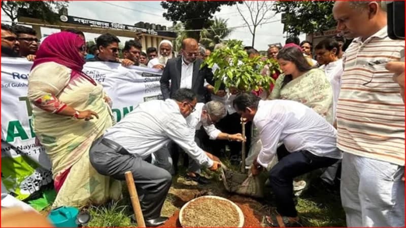 জলবায়ু পরিবর্তনে সবচেয়ে ঝুঁকিতে বাংলাদেশ, বৃক্ষরোপণের বি...