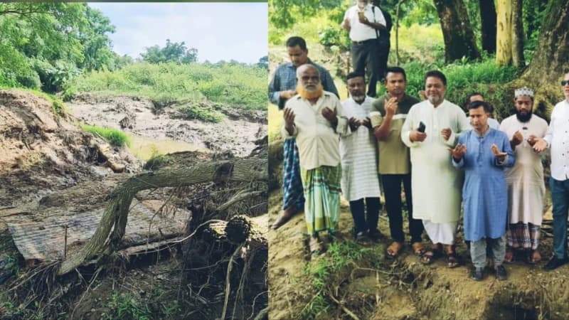 পটিয়ার কচুয়াইয়ে বন্যায় ক্ষতিগ্রস্ত বাঁধ পুনর্নির্ম...