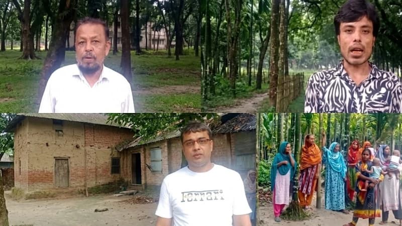 পঞ্চগড়ে প্রবাসীর জমি জবরদখল ও সাড়ে ১৩ লাখ টাকার গা...