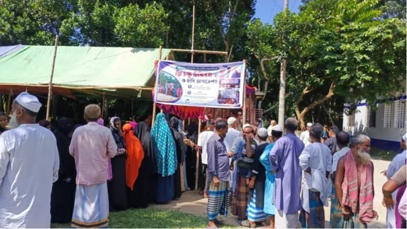 নান্দাইলে বিনামূল্যে চক্ষু চিকিৎসা পেলেন ৬৭০ জন