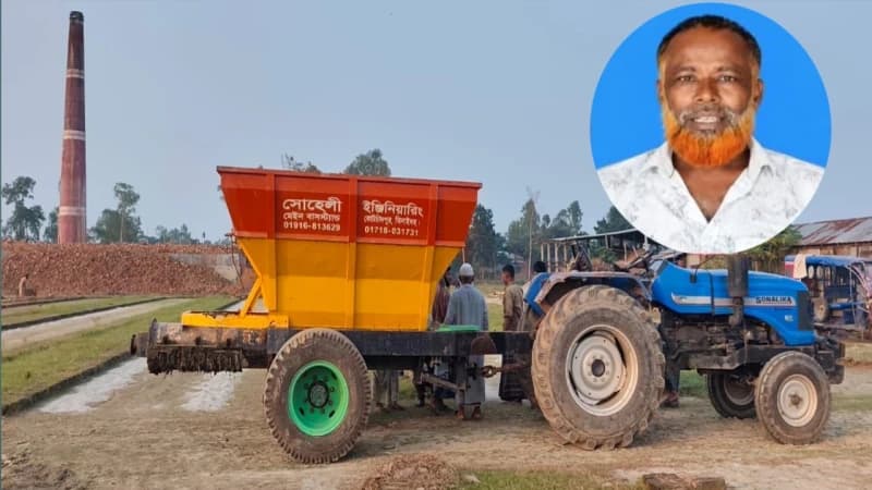 মাদারগঞ্জে ইটভাটার মোল্ডিং মেশিনের চাপায় বিএনপি নে...