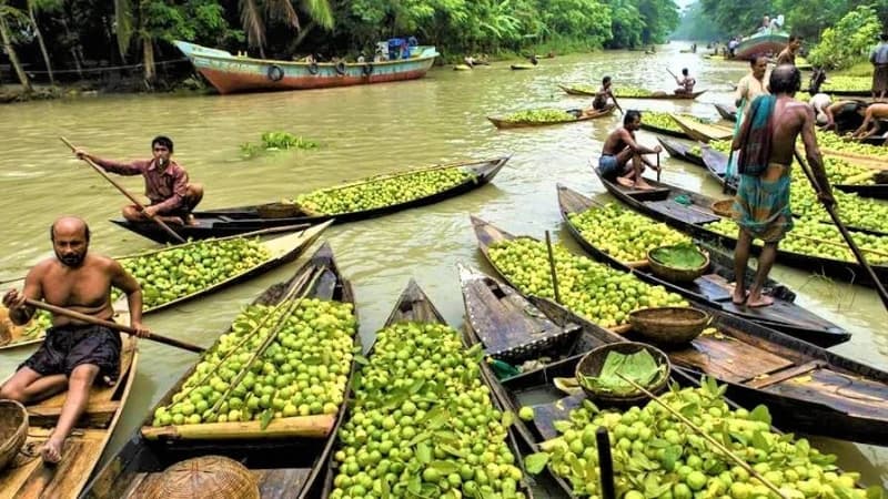 ভাসমান পেয়ারা বাজার