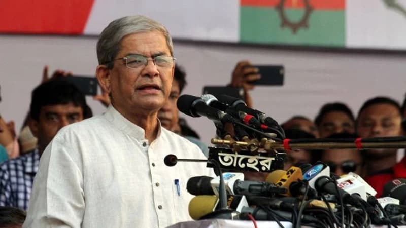 আমেরিকার ভিসা নীতিতে আওয়ামী লীগ সরকারের মাথা খারাপ হয়ে গেছেঃ মির্জা ফখরুল