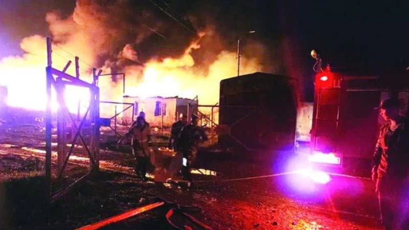 আজারবাইজানের নাগোর্নো-কারাবাখে জ্বালানি ডিপোতে বিস্ফোরণে অন্তত ২০ জন নিহত