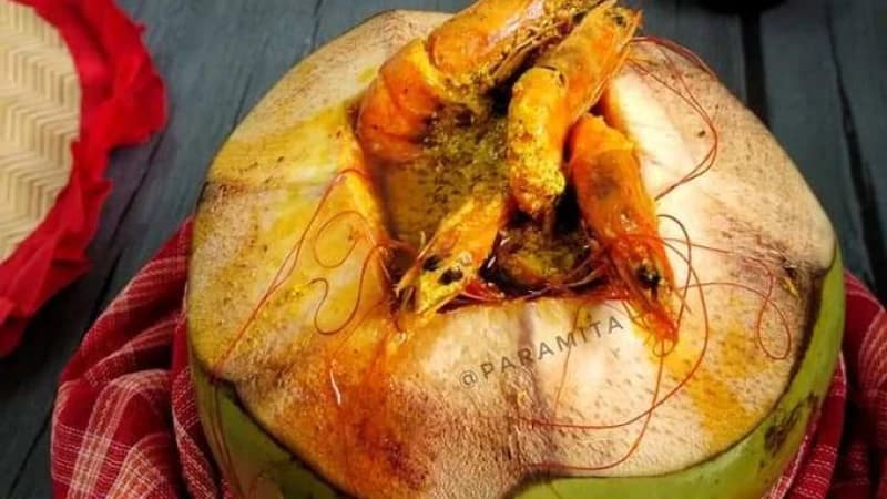 ডাব চিংড়ি রেসিপি