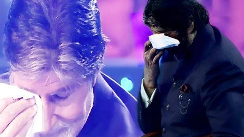 কেঁদে বিদায় জানালেন কেবিসির মঞ্চ থেকে অমিতাভ