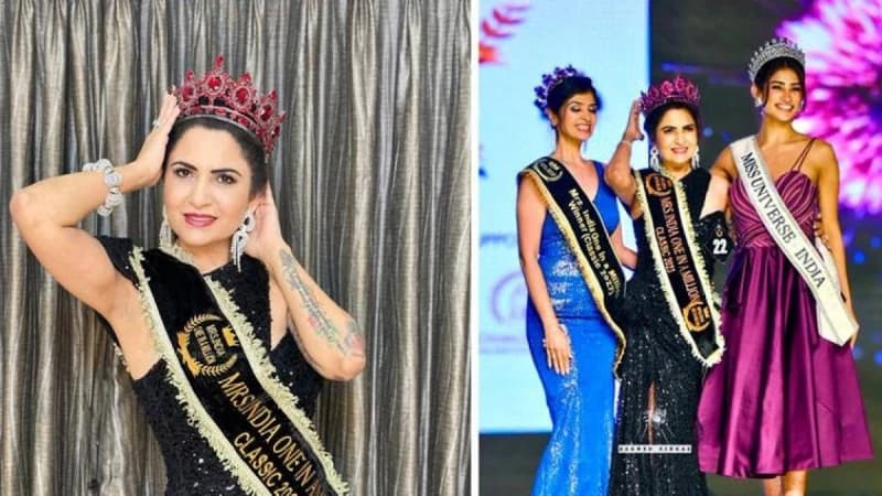 বাধা ডিঙিয়ে ‘মিসেস ইন্ডিয়া ওয়ান ইন আ মিলিয়ন-২০২৩’-এর মুকুট পরলেন ৫৫ বছর বয়সের রূপিকা
