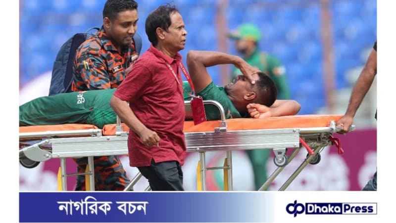 এক ইনিংস থেকেই তিন ক্রিকেটারকে মাঠ ছাড়তে হয়েছে ইনজুরিতে