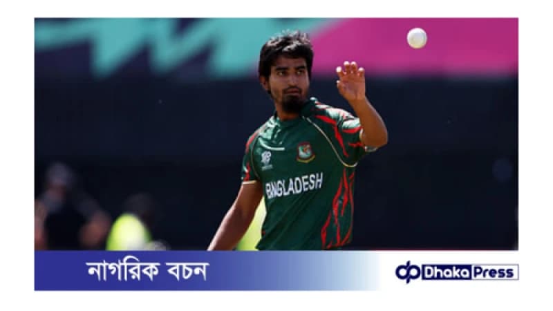 তানজিম সাকিবের  সর্বোচ্চ ডট দেয়ার রেকর্ড টি-টোয়েন্টি বিশ্বকাপে