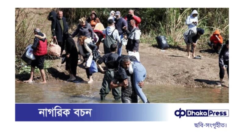 প্রাণ বাঁচাতে লেবাননে পালাচ্ছে সিরীয়রা প্রাণ বাঁচাতে লেবাননে পালাচ্ছে সিরীয়রা